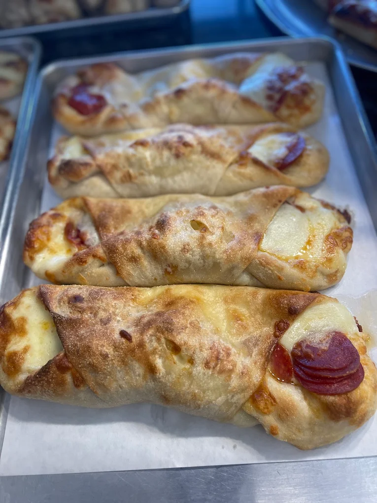Fresh pizza rolls at Pizza Star Middletown
